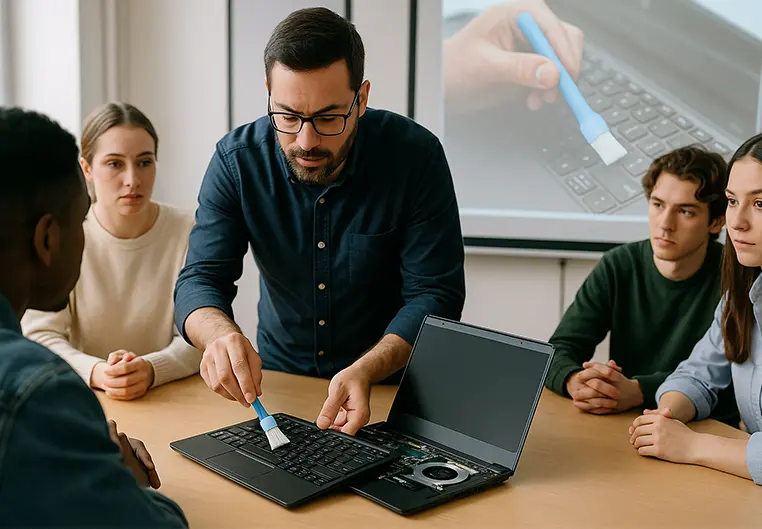 کیبورد لپ تاپ کار نمیکنه